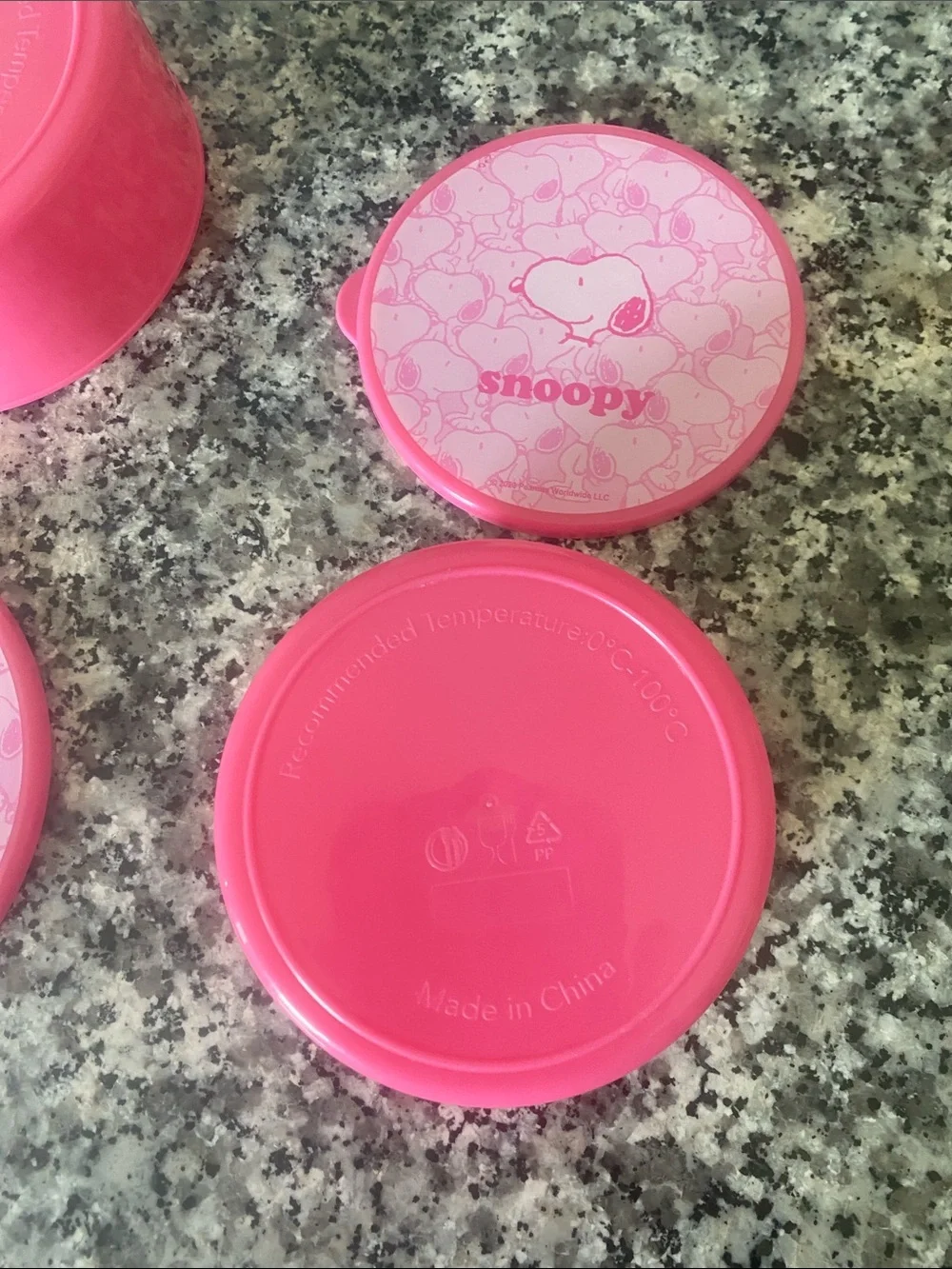 Peanuts Snoopy Snack Containers - 2 Pack